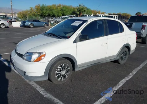 2000 Toyota Echo из США, поврежденный, VIN JTDBT1230Y0083745